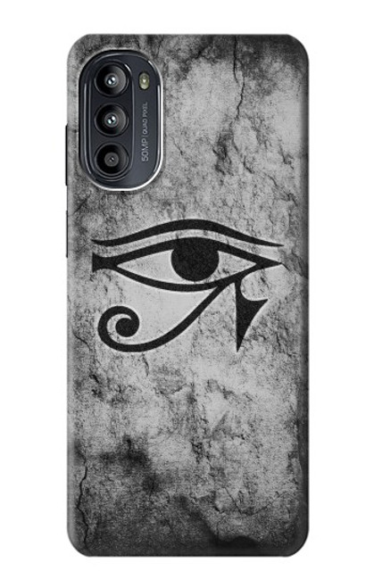 S3108 Ancient Egyptian Sun Eye Of Horus Hülle Schutzhülle Taschen für Motorola Moto G52, G82 5G
