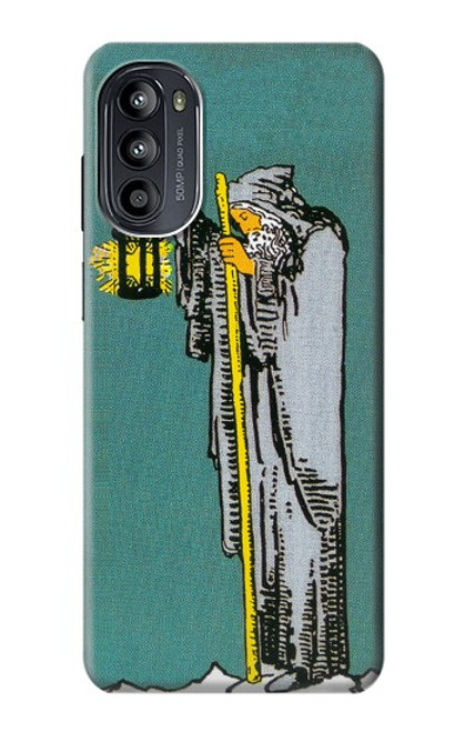 S3741 Tarot Card The Hermit Hülle Schutzhülle Taschen für Motorola Moto G52, G82 5G