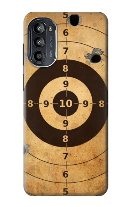 S3894 Paper Gun Shooting Target Hülle Schutzhülle Taschen für Motorola Moto G52, G82 5G