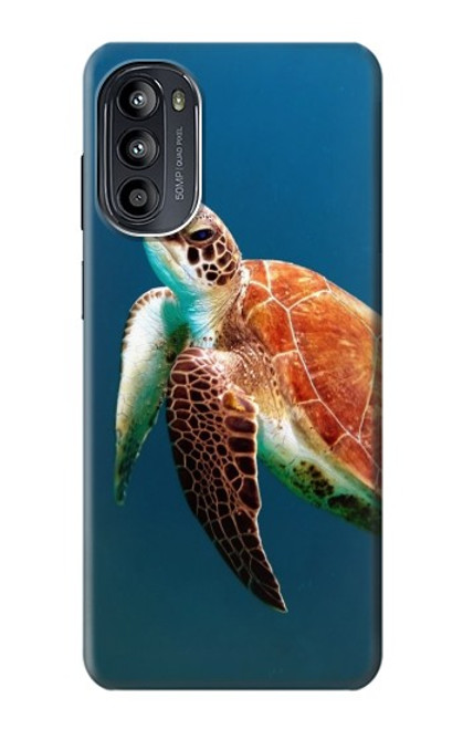 S3899 Sea Turtle Hülle Schutzhülle Taschen für Motorola Moto G52, G82 5G
