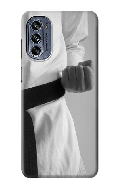 S1931 Black Belt Karate Hülle Schutzhülle Taschen für Motorola Moto G62 5G