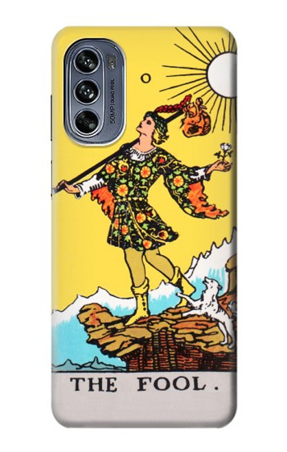 S2810 Tarot Card The Fool Hülle Schutzhülle Taschen für Motorola Moto G62 5G