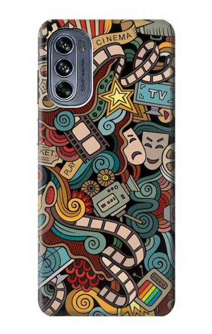 S3480 Movie Acting Entertainment Hülle Schutzhülle Taschen für Motorola Moto G62 5G