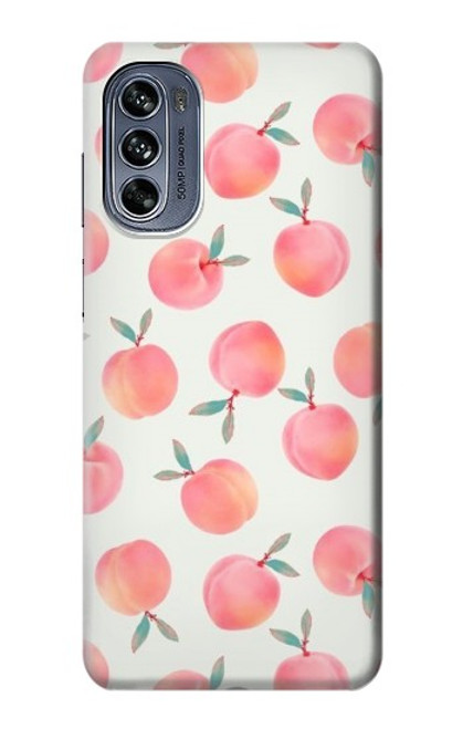 S3503 Peach Hülle Schutzhülle Taschen für Motorola Moto G62 5G