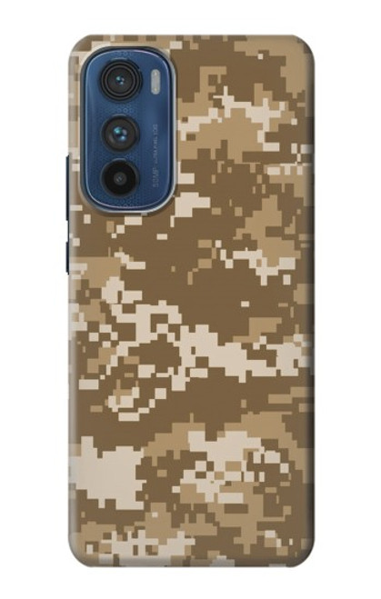 S3294 Army Desert Tan Coyote Camo Camouflage Hülle Schutzhülle Taschen für Motorola Edge 30