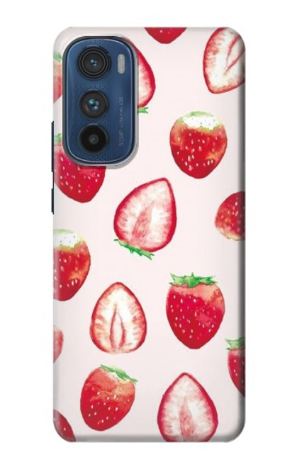 S3481 Strawberry Hülle Schutzhülle Taschen für Motorola Edge 30