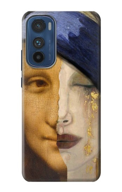 S3853 Mona Lisa Gustav Klimt Vermeer Hülle Schutzhülle Taschen für Motorola Edge 30
