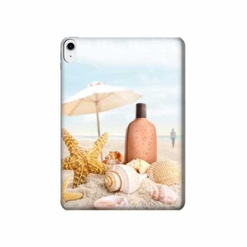 S1425 Seashells on The Beach Hülle Schutzhülle Taschen für iPad 10.9 (2025,2022)