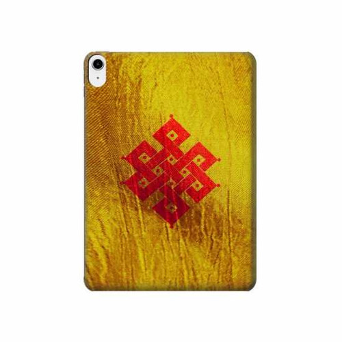 S2318 Eternal Knot Buddhist Spiritual Meditation Hülle Schutzhülle Taschen für iPad 10.9 (2025,2022)