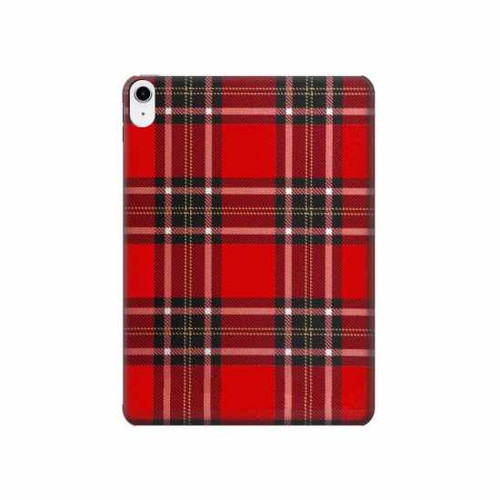 S2374 Tartan Red Pattern Hülle Schutzhülle Taschen für iPad 10.9 (2025,2022)