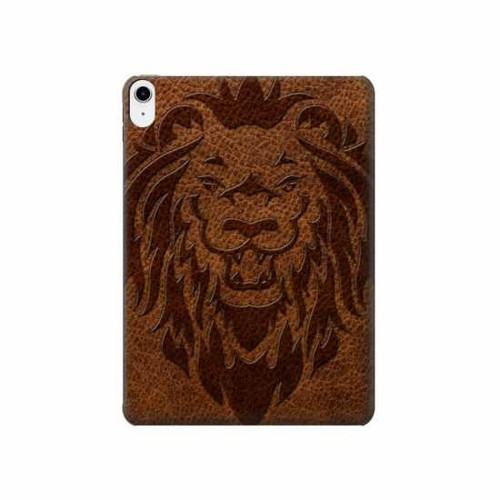 S2529 Leo Zodiac Tattoo Brown Graphic Print Hülle Schutzhülle Taschen für iPad 10.9 (2025,2022)