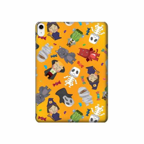 S3275 Cute Halloween Cartoon Pattern Hülle Schutzhülle Taschen für iPad 10.9 (2025,2022)