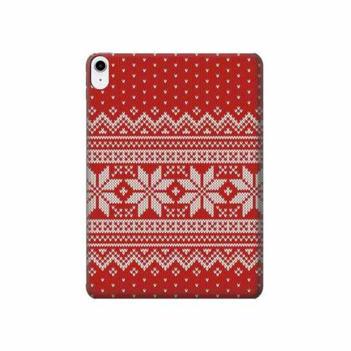 S3384 Winter Seamless Knitting Pattern Hülle Schutzhülle Taschen für iPad 10.9 (2025,2022)