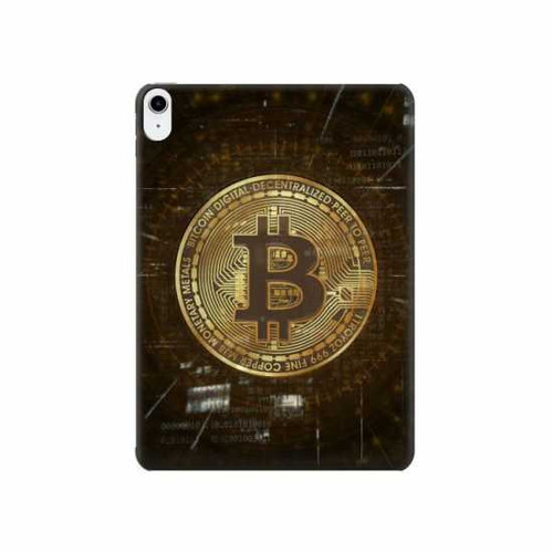 S3798 Cryptocurrency Bitcoin Hülle Schutzhülle Taschen für iPad 10.9 (2022)