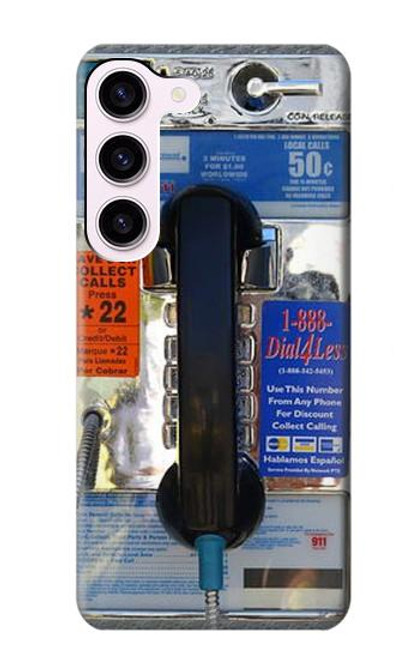 S0087 Payphone Hülle Schutzhülle Taschen für Samsung Galaxy S23