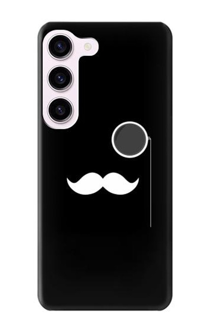 S1946 Sir Mustache Minimalism Hülle Schutzhülle Taschen für Samsung Galaxy S23