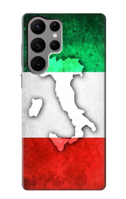 S2338 Italy Flag Hülle Schutzhülle Taschen für Samsung Galaxy S23 Ultra