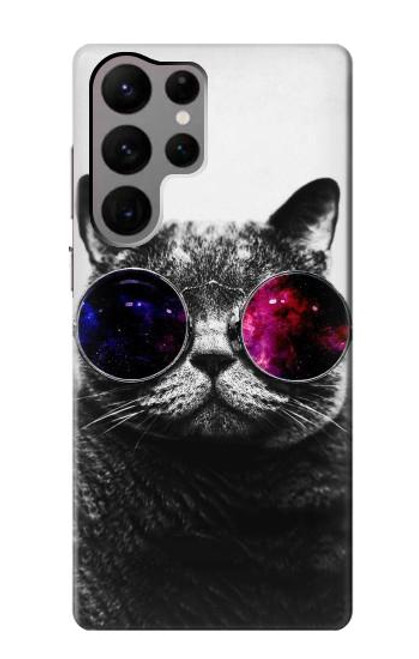 S3054 Cool Cat Glasses Hülle Schutzhülle Taschen für Samsung Galaxy S23 Ultra