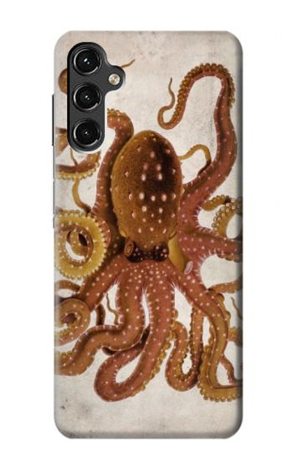 S2801 Vintage Octopus Hülle Schutzhülle Taschen für Samsung Galaxy A14 5G