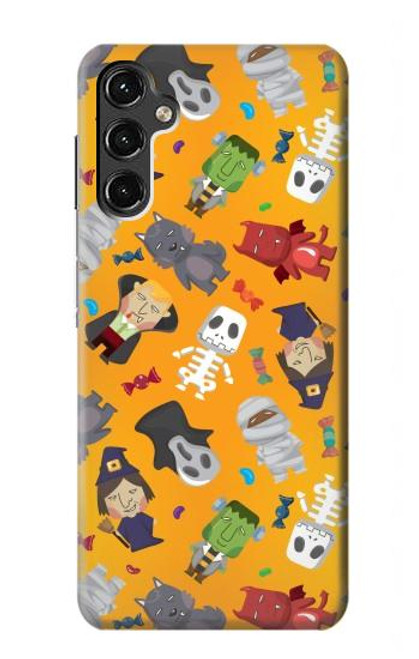 S3275 Cute Halloween Cartoon Pattern Hülle Schutzhülle Taschen für Samsung Galaxy A14 5G