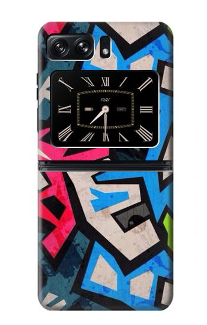 S3445 Graffiti Street Art Hülle Schutzhülle Taschen für Motorola Moto Razr 2022