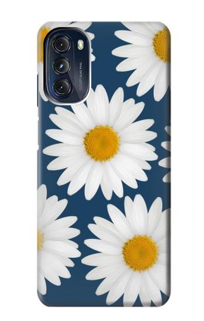 S3009 Daisy Blue Hülle Schutzhülle Taschen für Motorola Moto G 5G (2023)
