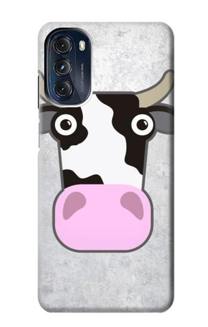 S3257 Cow Cartoon Hülle Schutzhülle Taschen für Motorola Moto G 5G (2023)