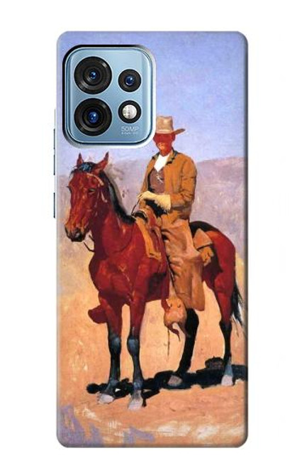 S0772 Cowboy Western Hülle Schutzhülle Taschen für Motorola Edge+ (2023), X40, X40 Pro, Edge 40 Pro