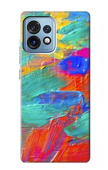 S2942 Brush Stroke Painting Hülle Schutzhülle Taschen für Motorola Edge+ (2023), X40, X40 Pro, Edge 40 Pro