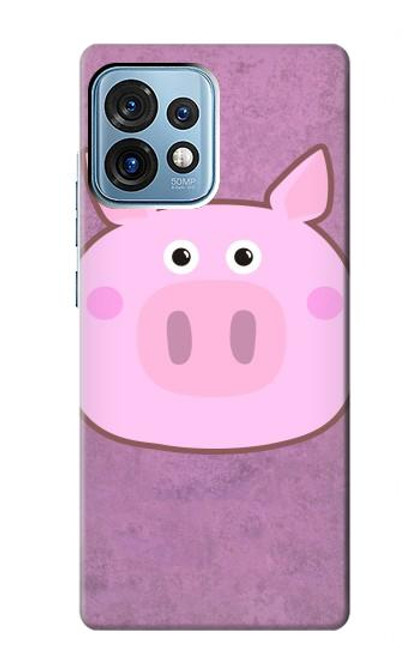 S3269 Pig Cartoon Hülle Schutzhülle Taschen für Motorola Edge+ (2023), X40, X40 Pro, Edge 40 Pro