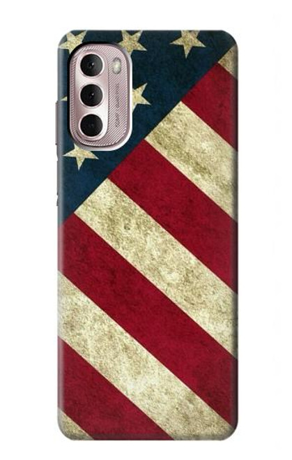 S3295 US National Flag Hülle Schutzhülle Taschen für Motorola Moto G Stylus 4G (2022)