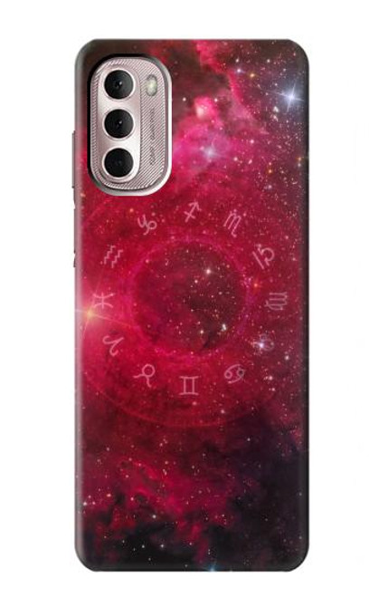 S3368 Zodiac Red Galaxy Hülle Schutzhülle Taschen für Motorola Moto G Stylus 4G (2022)