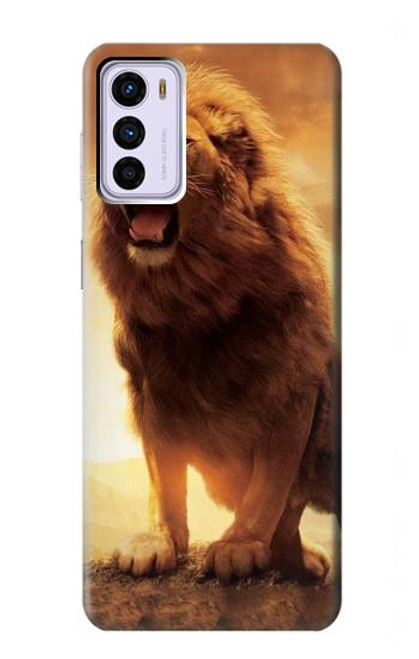 S1957 Lion Aslan Hülle Schutzhülle Taschen für Motorola Moto G42