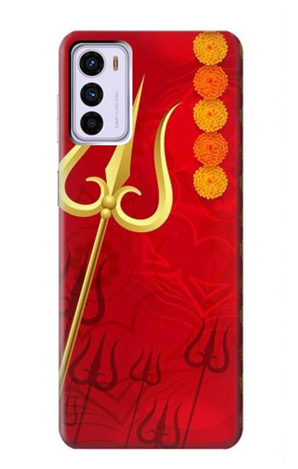 S3788 Shiv Trishul Hülle Schutzhülle Taschen für Motorola Moto G42