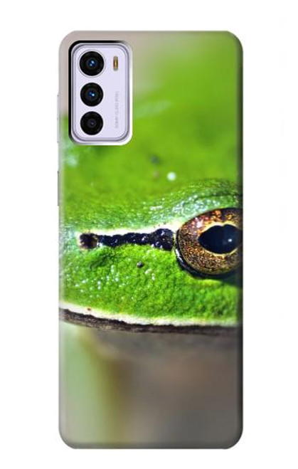 S3845 Green frog Hülle Schutzhülle Taschen für Motorola Moto G42