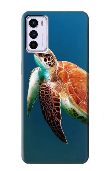 S3899 Sea Turtle Hülle Schutzhülle Taschen für Motorola Moto G42