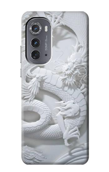 S0386 Dragon Carving Hülle Schutzhülle Taschen für Motorola Edge (2022)