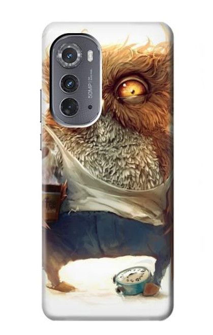 S1133 Wake up Owl Hülle Schutzhülle Taschen für Motorola Edge (2022)