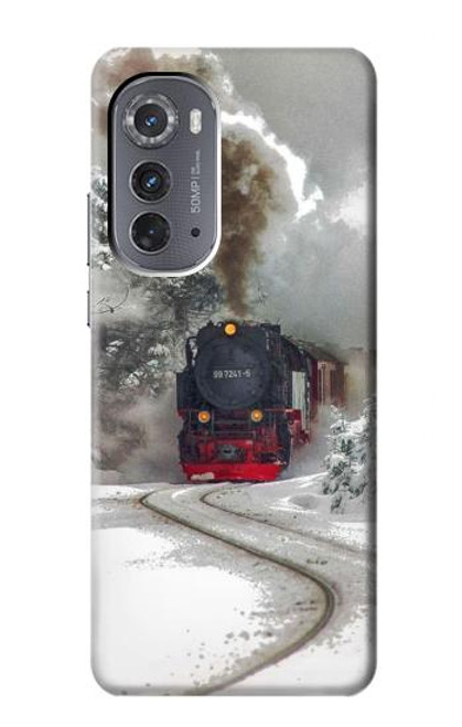 S1509 Steam Train Hülle Schutzhülle Taschen für Motorola Edge (2022)