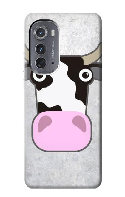 S3257 Cow Cartoon Hülle Schutzhülle Taschen für Motorola Edge (2022)