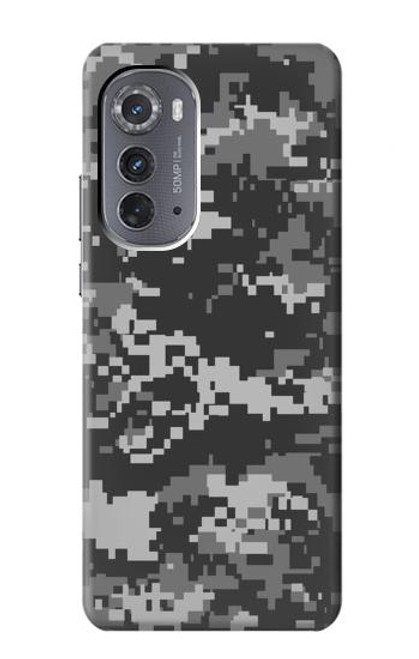 S3293 Urban Black Camo Camouflage Hülle Schutzhülle Taschen für Motorola Edge (2022)