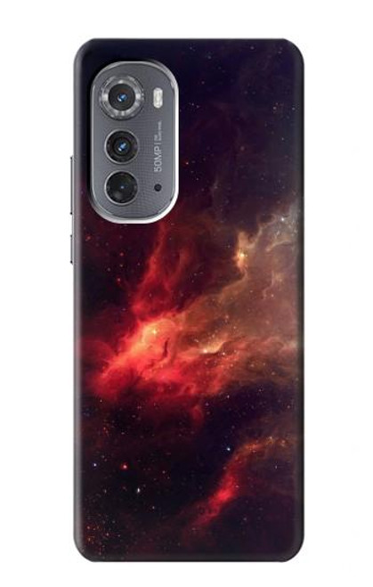 S3897 Red Nebula Space Hülle Schutzhülle Taschen für Motorola Edge (2022)