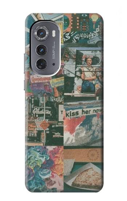 S3909 Vintage Poster Hülle Schutzhülle Taschen für Motorola Edge (2022)