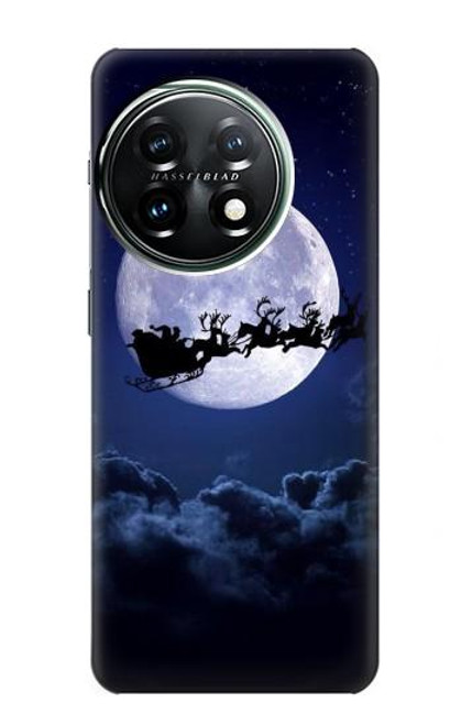 S3508 Xmas Santa Moon Hülle Schutzhülle Taschen für OnePlus 11