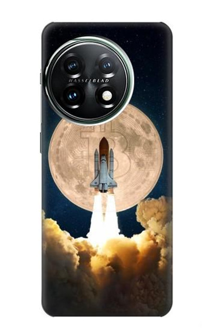 S3859 Bitcoin to the Moon Hülle Schutzhülle Taschen für OnePlus 11