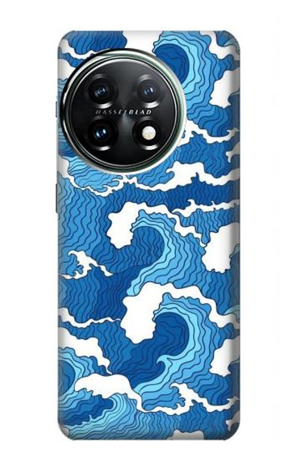 S3901 Aesthetic Storm Ocean Waves Hülle Schutzhülle Taschen für OnePlus 11