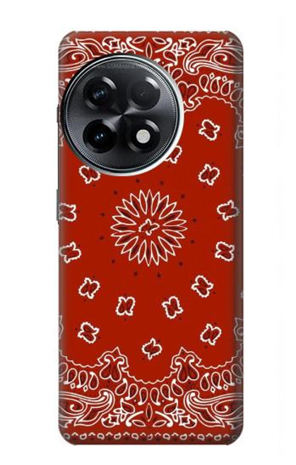 S3355 Bandana Red Pattern Hülle Schutzhülle Taschen für OnePlus 11R