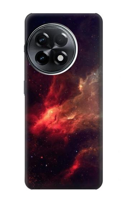 S3897 Red Nebula Space Hülle Schutzhülle Taschen für OnePlus 11R