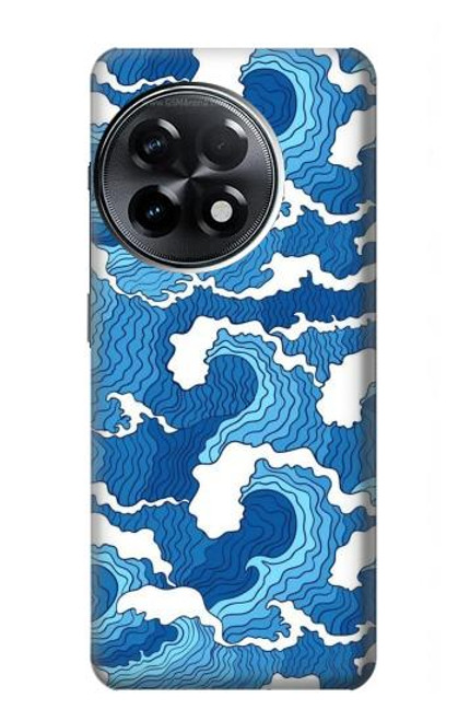 S3901 Aesthetic Storm Ocean Waves Hülle Schutzhülle Taschen für OnePlus 11R