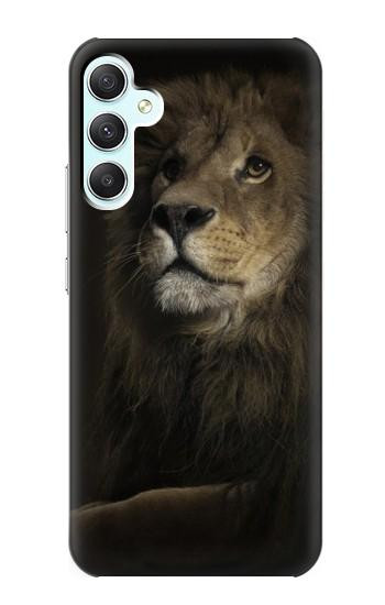 S0472 Lion Hülle Schutzhülle Taschen für Samsung Galaxy A34 5G